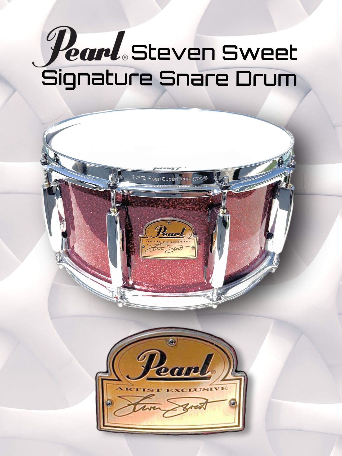 *Limited Edition* Steven Sweet x PEARL Signature Snare Drum