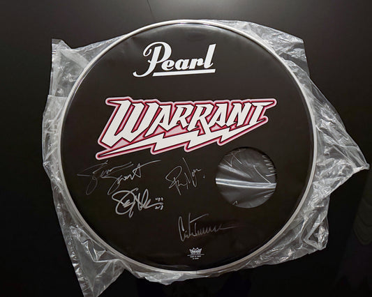 Signed Warrant Drumhead