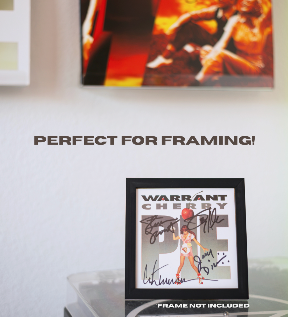 Signed Cherry Pie CD Insert